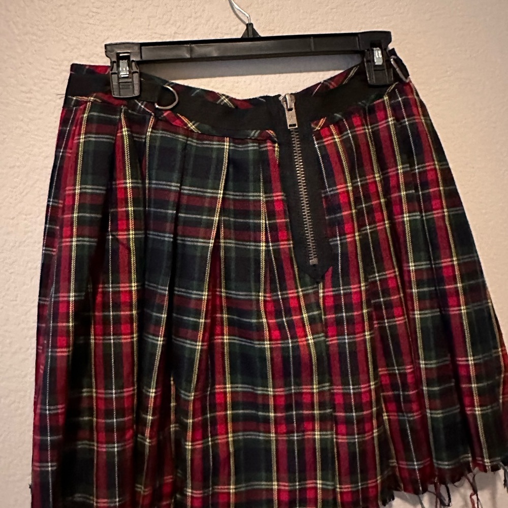 Plaid punk skirt!